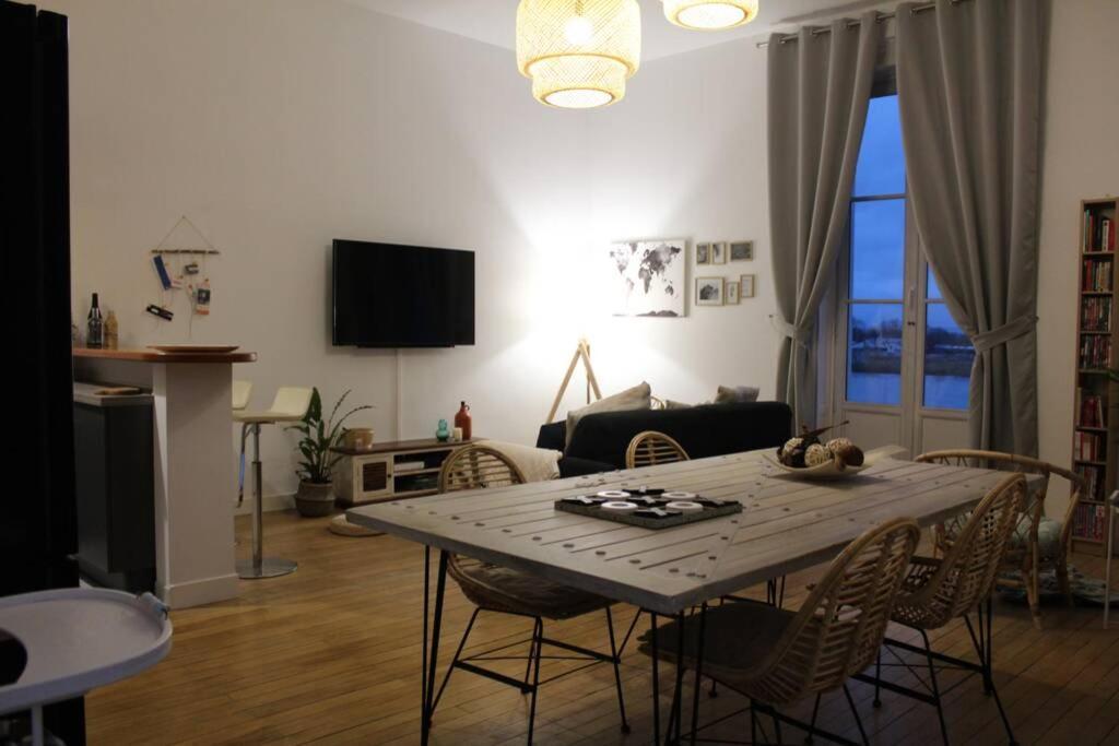 Appartement Vue Imprenable Sur La Loire !!! 索米尔 外观 照片